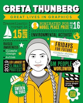portada Great Lives in Graphics: Greta Thunberg (en Inglés)