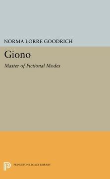 portada Giono: Master of Fictional Modes (Princeton Legacy Library) (en Inglés)