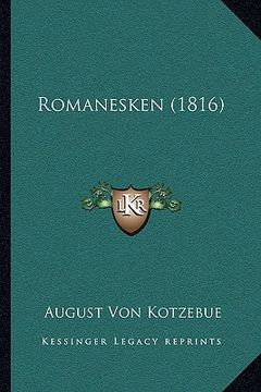 portada Romanesken (1816) (en Alemán)