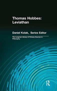 portada Thomas Hobbes: Leviathan (Longman Library of Primary Sources in Philosophy) (en Inglés)