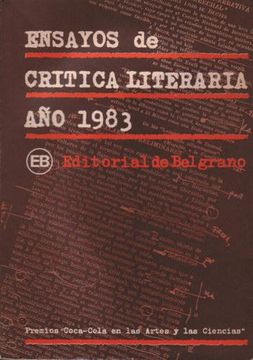 portada Ensayos de Crítica Literaria - año 1983