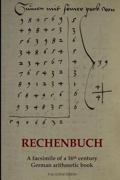 portada Rechenbuch: A facsimile of a 16th century German arithmetic book (en Inglés)