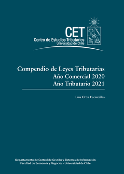 portada Compendio de Leyes Tributarias: Año Comercial 2020. Año Tributario 2021 (in Spanish)