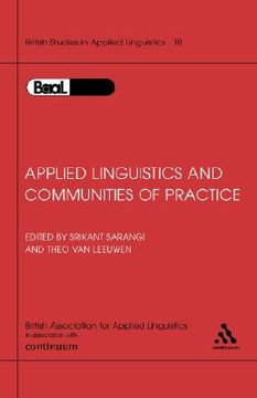portada applied lingustics and communities of practice (en Inglés)