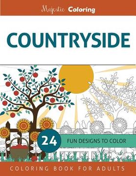 portada Countryside: Coloring Book for Adults (en Inglés)