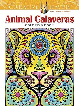 portada Creative Haven Animal Calaveras Coloring Book (Adult Coloring)