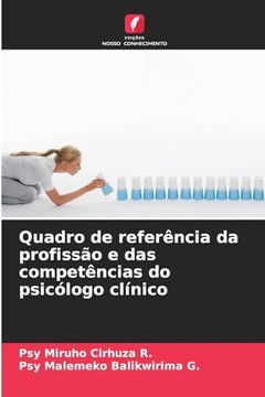 portada Quadro de Referência da Profissão e das Competências do Psicólogo Clínico (en Portugués)