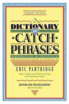 portada dictionary of catch phrases (in English)