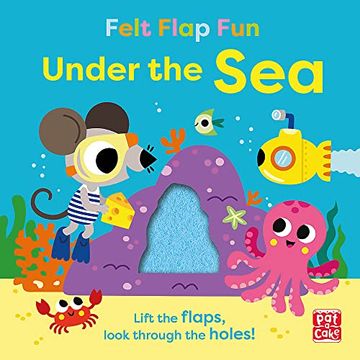 portada Under the Sea: Board Book With Felt Flaps