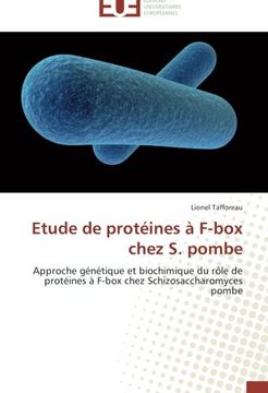 portada Etude de Proteines A F-Box Chez S. Pombe
