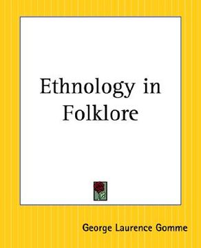 portada ethnology in folklore (en Inglés)