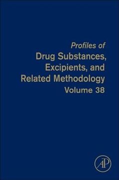 portada profiles of drug substances, excipients and related methodology (en Inglés)