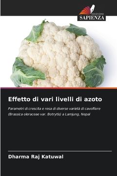 portada Effetto di vari livelli di azoto (in Italian)