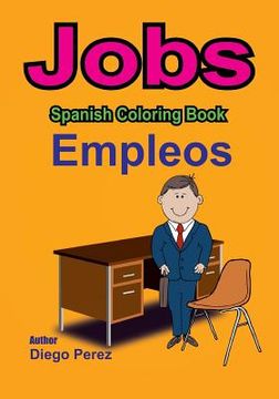 portada Spanish Coloring Book: Jobs (in English)
