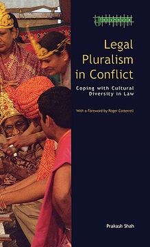 portada legal pluralism in conflict: coping with cultural diversity in law (en Inglés)