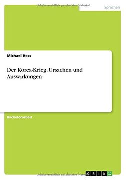 portada Der Korea-Krieg. Ursachen und Auswirkungen (German Edition)