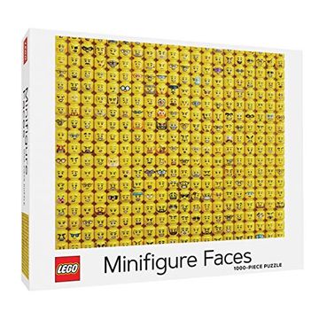 portada Lego Minifigure Faces 1000 Piece Jigsaw Puzzle (in English)
