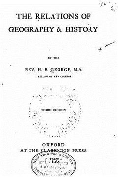 portada The Relations of Geography and History (en Inglés)