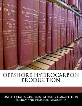 portada offshore hydrocarbon production (en Inglés)