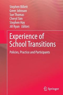 portada Experience of School Transitions: Policies, Practice and Participants (en Inglés)