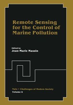 portada Remote Sensing for the Control of Marine Pollution (en Inglés)