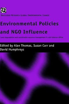 portada environmental policies and ngo influence: land degradation and sustainable resource management in sub-saharan africa (en Inglés)