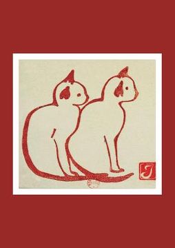 portada Carnet Blanc Deux Chats, Estampe (in French)