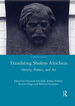 portada Translating Sholem Aleichem (Legenda Studies in Yiddish) (en Inglés)