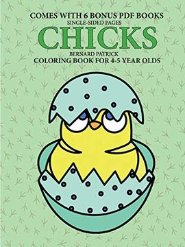 portada Coloring Books for 4-5 Year Olds (Chicks) (en Inglés)