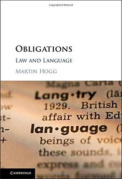 portada Obligations: Law and Language (in English)