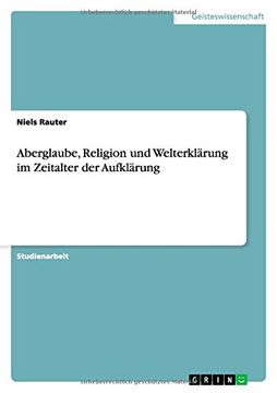 portada Aberglaube, Religion und Welterklärung im Zeitalter der Aufklärung (German Edition)