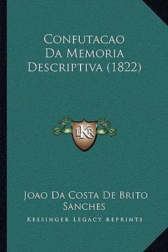 portada Confutacao Da Memoria Descriptiva (1822) (en Portugués)