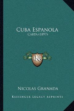 portada Cuba Espanola: Carta (1897)