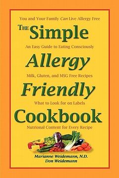 portada the simple allergy friendly cookbook (en Inglés)