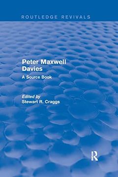 portada Peter Maxwell Davies: A Source Book (Routledge Revivals) (en Inglés)