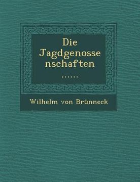 portada Die Jagdgenossenschaften ...... (en Alemán)