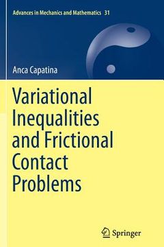 portada Variational Inequalities and Frictional Contact Problems (en Inglés)