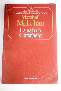 portada La galaxia Gutenberg: génesis del homo typographicus