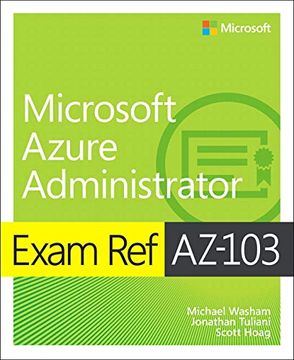portada Exam ref Az-103 Microsoft Azure Administrator (in English)
