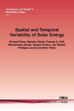 portada Spatial and Temporal Variability of Solar Energy