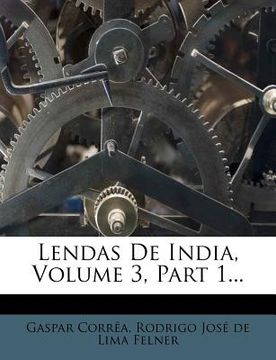 portada Lendas de India, Volume 3, Part 1... (en Portugués)