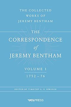 portada The Correspondence of Jeremy Bentham, Volume 1: 1752 to 1776 (in English)