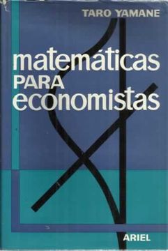portada Matemáticas Para Economistas.