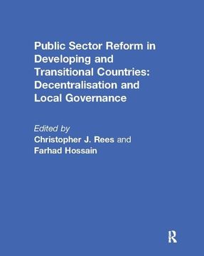 portada Public Sector Reform in Developing and Transitional Countries: Decentralisation and Local Governance (en Inglés)