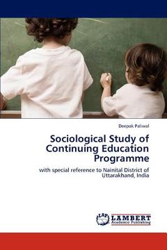 portada sociological study of continuing education programme (en Inglés)
