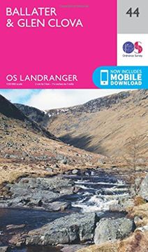 portada Ballater, Glen Cova 1 : 50 000 (OS Landranger Map)