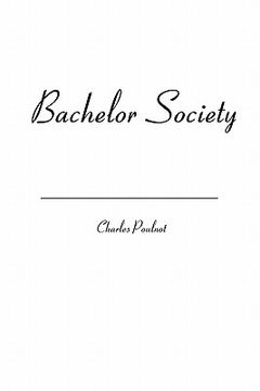 portada bachelor society (en Inglés)