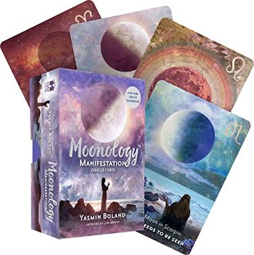 portada Moonology™ Manifestation Oracle: A 48-Card Deck and Guidebook (en Inglés)