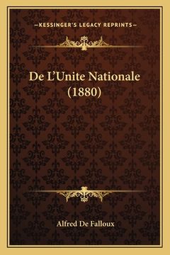 portada De L'Unite Nationale (1880) (en Francés)