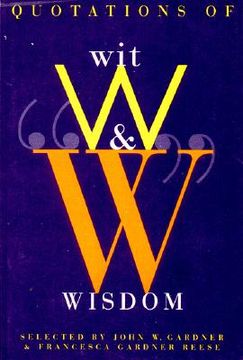 portada quotations of wit and wisdom (en Inglés)